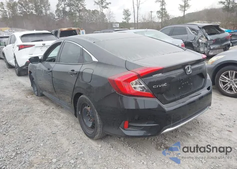 2020 Honda Civic Lx z USA, uszkodzony, nr VIN 19XFC2F63LE024653